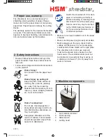 Preview for 7 page of ShredStar S10 Operating Instruction