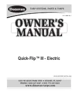 Preview for 1 page of Shur-Co Donovan Quick-Flip III Owner'S Manual