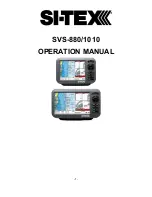 Preview for 1 page of Si-tex SVS-1010 Operation Manual