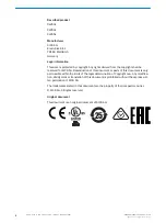 Preview for 2 page of SICK CLV63 Series Operating Instructions Manual