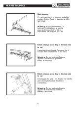 Preview for 6 page of Siding Tools Industries UK-12 Owner'S Manual