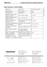 Preview for 4 page of Siegenia UMS011-EN Assembly Instructions