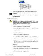 Preview for 23 page of Siel SAFEPOWER S 10KVA Installation And User Manual