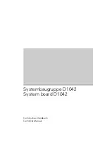 Preview for 1 page of Siemens Nixdorf D1042 Technical Manual