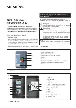 Siemens 3TW7291-1A Installation, Operation & Maintenance Instructions preview