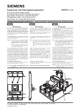 Siemens 3VF9721-1 10 Series Operating Instructions Manual preview