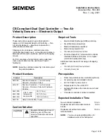 Siemens 550-506 Installation Instructions Manual preview