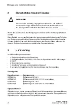 Preview for 4 page of Siemens 6DR2210-4 Assembly And Installation Information