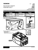 Preview for 1 page of Siemens 783643521414 Installation Instructions Manual