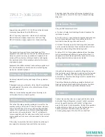 Preview for 2 page of Siemens 7PG17-XR151 Manual