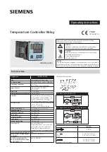 Preview for 1 page of Siemens 7UG0 480-1IU20 Operating Instructions