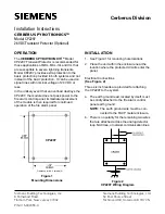 Siemens Cerberus Pyrotronics CP2297 Installation Instructions preview