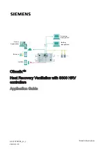 Siemens Climatix S300 HRV Application Manual preview