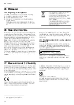 Preview for 34 page of Siemens CM878G4.6B User Manual And Installation Instructions