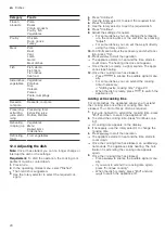 Preview for 20 page of Siemens CS856GN.7 User Manual And Installation Instructions