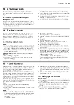 Preview for 21 page of Siemens CS856GN.7 User Manual And Installation Instructions