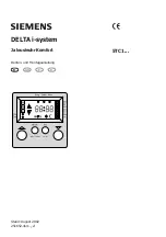 Preview for 1 page of Siemens DELTA i-system Operating And Installation Instructions