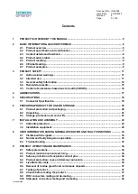 Preview for 3 page of Siemens DigiTRON Series Installation, Operation And Maintenance Manual