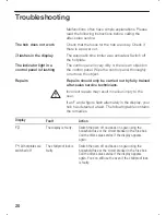 Preview for 20 page of Siemens EF 79 Series Instruction Manual