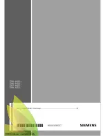 Preview for 1 page of Siemens EH6 MD2 Series Instruction Manual