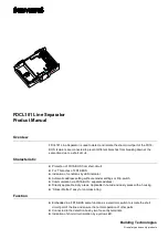 Siemens FDCL181 Product Manual preview