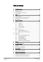 Preview for 3 page of Siemens FDCW241 Technical Manual