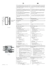 Preview for 2 page of Siemens Gamma instabus UP204 Contouch Operating And Mounting Instructions