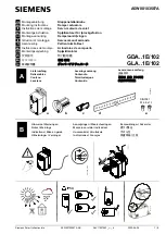 Siemens GDA Series Mounting Instructions preview