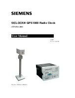 Preview for 19 page of Siemens GPS1000 2XV9450-1AR82 User Manual