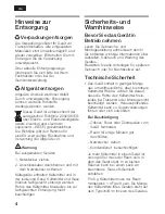 Preview for 4 page of Siemens GS..N SERIES Instructions For Use Manual