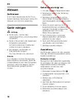 Preview for 16 page of Siemens GSN.. Instructions For Use Manual