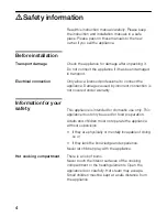 Preview for 4 page of Siemens HB 10AB.20 Instructions For Use Manual