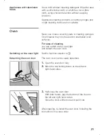 Preview for 20 page of Siemens HB 131. 10 B Instructions For Use Manual