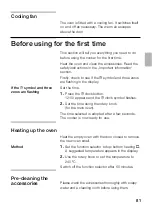 Preview for 81 page of Siemens HB 550 Series Operating And Fitting Instructions Manual