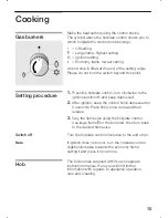 Preview for 15 page of Siemens HK 481 Series Operating Instructions Manual