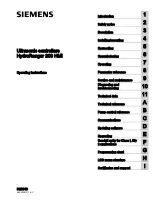 Preview for 3 page of Siemens HydroRanger 200 HMI Operating Instructions Manual