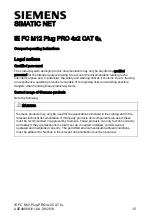 Preview for 15 page of Siemens IE FC M12 Plug PRO 4x2 Compact Operating Instructions