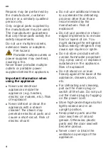 Preview for 4 page of Siemens iQ100 KG N Series Instructions For Use Manual