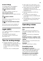 Preview for 17 page of Siemens iQ100 KG N Series Instructions For Use Manual