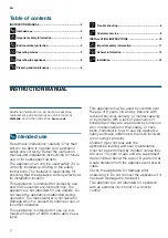 Preview for 2 page of Siemens iQ300 LC67KHM60B Instructions For Installation And Use Manual