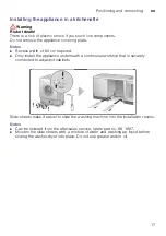 Preview for 17 page of Siemens iQ500 WK14D542 Instruction Manual And Installation Instructions