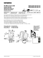 Siemens K60 4I/1O Operating Instructions preview