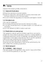 Preview for 27 page of Siemens KF96NVPEAL User Manual