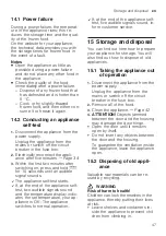 Preview for 47 page of Siemens KF96NVPEAL User Manual