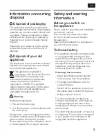 Preview for 3 page of Siemens KI127F Instructions For Use Manual