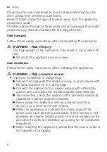 Preview for 8 page of Siemens KI81FH Series User Manual