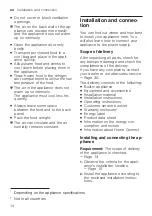 Preview for 14 page of Siemens KI81FH Series User Manual