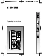 Preview for 19 page of Siemens KK24U00HK Operating Instructions Manual