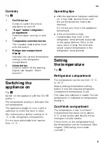 Preview for 9 page of Siemens KS F Series Instructions For Use Manual