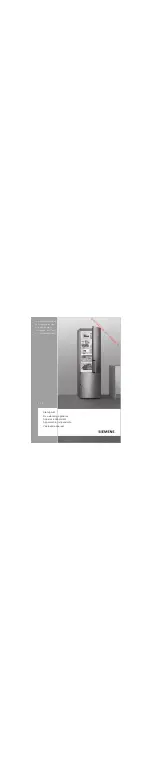 Siemens KS..F series Instructions For Use Manual preview